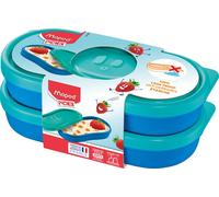 Maped – Boîte à goûter Concept Kids 870903 Bleu 2 x 150 ml