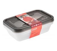 Lot de Boîtes de conservation congélation x3 - Gris