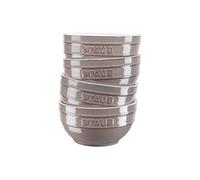 STAUB Ceramique Lot de 4 bols en céramique, Gris antique, 12 cm, 400ml