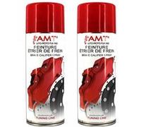 Lot de bombes de peinture pour étrier - rouge - Amt G