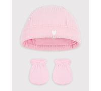 Lot de bonnet et moufles bébé en coton Petit Bateau - multicouleur - Taille 3 mois 3M multicouleur
