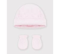 Lot de bonnet et moufles bébé uni Petit Bateau - multicouleur - Taille 3 mois 3M multicouleur