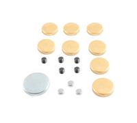 Lot de bouchons de gel en laiton de rechange pour modèles 283ci 305ci 327ci 350ci 1957-1997 modèles de 1957 à 1997