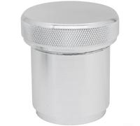 Lot de bouchons de radiateur à emboîter de 3,8 cm et 5,1 cm en aluminium pour réservoir de carburant et raccords de plomberie - Anti-fuite (argenté, 3,8 cm)
