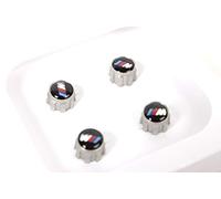 Lot de bouchons de valve BMW d'origine