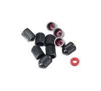 Lot de bouchons de valve de pneu avec rondelle d'étanchéité, protection universelle anti-poussière pour pneus de véhicule