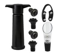 Lot de bouchons de vin - Ensemble aérateur de champagne - Bouchon de vin réutilisable pour champagne, bière, cuisine, mariage, bar, maison, homme, femme