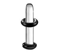 Lot de bouchons d'oreilles en verre extensible de 0,2 cm avec texture lisse, bijou de corps robuste, accessoire d'oreille minimaliste pour festival de musique, Refer to description, Verre, Pas de