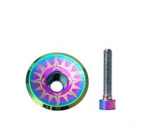 Lot de bouchons et boulons de direction en aluminium pour tube de direction 1 1/8 non fileté (B)