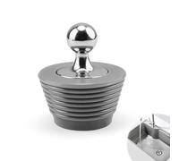 Lot de bouchons universels pour baignoire et évier avec poignée - En alliage de zinc de qualité supérieure - Facile à utiliser et étanche - Pour tous les bondes standard de baignoire, d'évier de