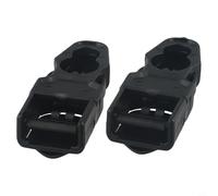 Lot de boucles de sangle en plastique pour palmes de plongée Noir Taille M