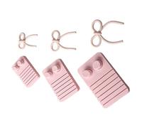 Lot de boucles d'oreilles flexibles en argile polylactique pour modeler des lignes et des nœuds créatifs pour bijoux, travaux manuels, boucles d'oreilles faites à la main