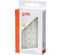 Lot de bougies d'anniversaire, à pois gris (pour couronne d'anniversaire 106, couronne d'anniversaire 108, 55985, 60721, 60726, 60706)