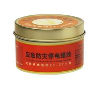 Lot de bougies de survie - Sans fumée - Longue durée de combustion - 24 h de combustion avec source de lumière portable - Pour la maison - Pour les pannes de courant - Équipement d'urgence