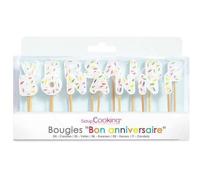 Lot de bougies - SCRAPCOOKING - 15 bougies - Bon anniversaire