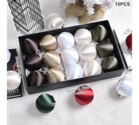 Lot de boules de décoration de Noël, décorations à suspendre pour jardin, maison, couronne, table, sac de fête, décoration extérieure pour fille, petites idées de boules de Noël (A)