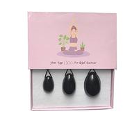 Lot de boules de massage en obsidienne Yoni en pierre naturelle - Œufs de jade - Masseur Kegel - Baguette de massage Yoni - Type 3