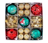 Lot de boules de Noël - Décoration de fête festive, boules de Noël incassables pour fenêtre de fête, fiançailles, magasin de mariage, événement