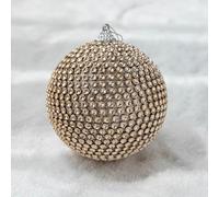 Lot de boules de Noël en mousse pour champagne avec design minimaliste pour correspondre à différents styles de décoration de vacances et thèmes saisonniers (C)