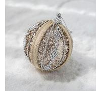 Lot de boules de Noël en mousse pour champagne avec design minimaliste pour correspondre à différents styles de décoration de vacances et thèmes saisonniers (F)