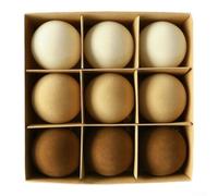Lot de boules de Noël en velours avec peluche pour arbre, cheminée, couronne et décoration d'intérieur saisonnière (g)