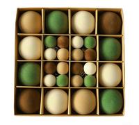 Lot de boules de Noël en velours pour arbre, cheminée et couronne, conçues pour apporter des sentiments festifs à la décoration de la maison et du jardin (a)