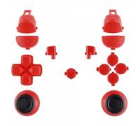 Lot de boutons PS4 - Rouge