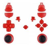 Lot de boutons PS4 - Rouge