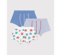 Lot de boxers ceinture colletée enfant en coton imprimé étoiles Petit Bateau - multicouleur - Taille 8 ans 8A multicouleur