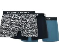 Lot de Boxers de Urban Classics - Boxers Organic - Lot de 3 - S à 4XL - pour Homme - multicolore 3XL