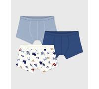 Lot de boxers enfant en coton à ceinture colletée imprimé chiens Petit Bateau - multicouleur - Taille 10 ans 10A multicouleur