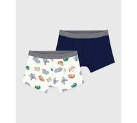 Lot de boxers enfant en coton imprimé masques Petit Bateau - multicouleur - Taille 2 ans 2A multicouleur