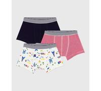 Lot de boxers enfant en coton imprimé Paris Petit Bateau - multicouleur - Taille 12 ans 12A multicouleur