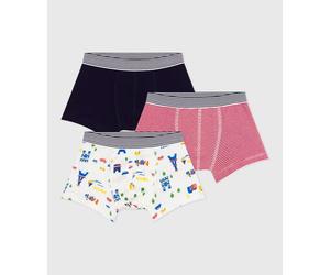 Lot de boxers enfant en coton imprimé Paris Petit Bateau - multicouleur - Taille 12 ans 12A multicouleur