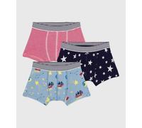 Lot de boxers enfant en coton imprimé Petit Bateau - multicouleur - Taille 12 ans 12A multicouleur