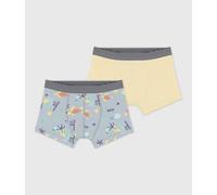 Lot de boxers enfant en coton imprimé phosphorescent Petit Bateau - multicouleur - Taille 8 ans 8A multicouleur