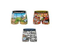 FREEGUN Boxer Homme Mario Kart, Caleçon Homme, Ultra-Doux & Stretch (Lot de 3), Rouge Taille L