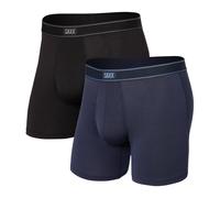 Lot de boxers pour homme Saxx Daytripper Boxer Brief Fly 2Pk Black/City Blue Heather L