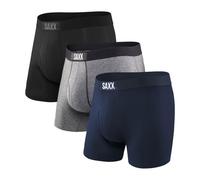 Lot de boxers pour hommes Saxx Ultra Super Soft Boxer Brief Fly 3Pk Classic Ultra 18 S
