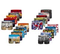 Lot de boxers surprise Freegun pour homme en microfibre : 12 / 2XL
