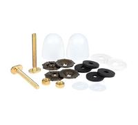 Lot de brides d'installation de toilettes en ABS et laiton plaqué laiton pour toilettes domestiques et publiques, joint anti-fuite