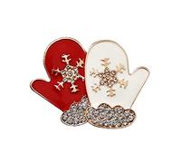 Lot de broches pour décorations de Noël, cloches, bijoux bonhomme de neige, broche pour boutonnière (B, taille unique)