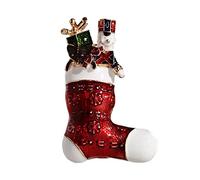 Lot de broches pour décorations de Noël, cloches, bijoux bonhomme de neige, broche pour boutonnière (H, taille unique)