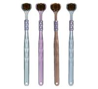 Lot de brosses à dents à trois têtes | Brosse à dents souple à triple tête | Brosse à dents sensorielle multi-faces antidérapante pour adultes et Poils triple action Outil doux pour l'hygiène