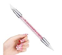 Lot de brosses à ongles en silicone - Pointes - Stylos de - Kit d'outils de sculpture pour l'art professionnel des ongles - Pour la conception des effets 3D - Avec des conseils ultra doux