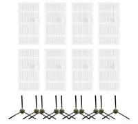 Lot de brosses latérales conçues pour MAMNV T7S pour aspirateurs Teendow T7S T12S et JIKA T7S avec options de brosse double (B)