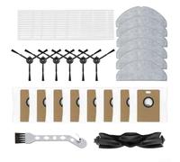 Lot de brosses latérales, filtres et sacs à poussière pour Hoover HG2(B) | Spécialement conçu pour HG230H 011, HG250HP 011, poils en nylon durables, réduit les enchevêtrements, nettoyage en profondeur