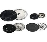 RICAMBI&RICAMBI Lot de brûleurs + couvre-feux originaux Sabaf pour plaques de cuisson Ariston, Indesit, Samet, Nardi