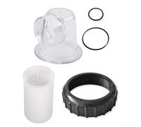 Lot de cache-filtres pour pompe de piscine SPS50 - Pièces de rechange en plastique - Collier fileté