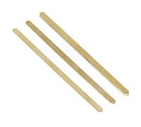 Lot de cales pour sillet de guitare en laiton pour un remplissage précis de la fente et l'accordage des cordes, comprend trois épaisseurs de 0,5 mm, 1 mm, 2 mm